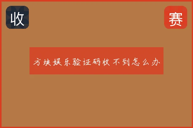方块娱乐验证码收不到怎么办